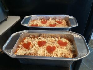 Lasagna hearts for national lasagna day